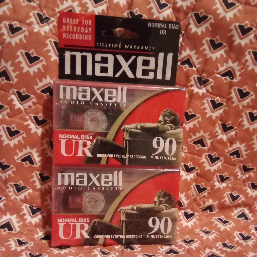 Maxell Audio Cassette Pack of 2